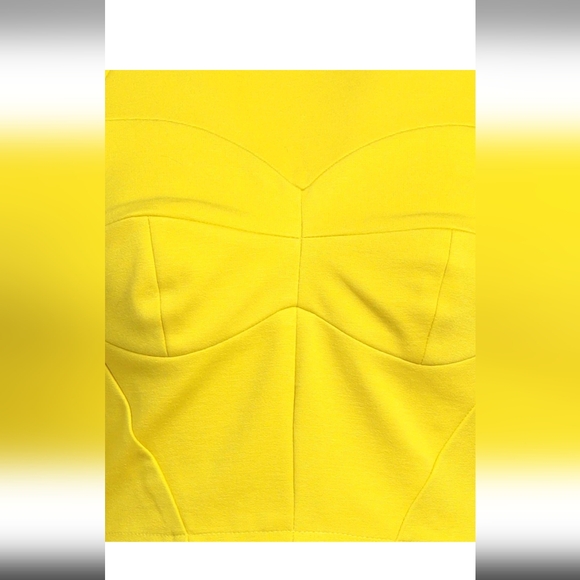 Meimeij Acid Green Structured Back Zip Top - Picture 4 of 7